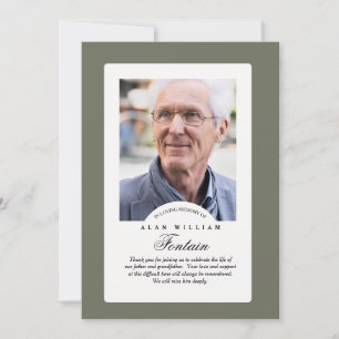 Cartões de agradecimentos de Foto de Simpatia de 