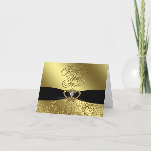 cartões de agradecimentos de Foto do 50º Aniversár (Frente)