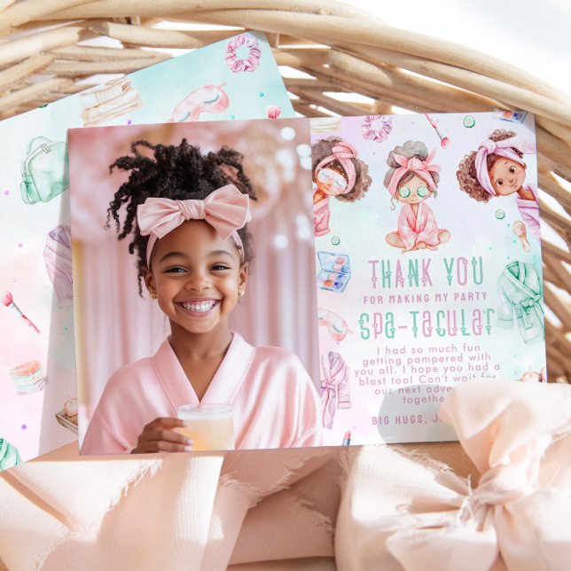 Cartões de agradecimentos de Foto Glam Birthday do (Criador carregado)