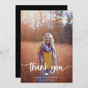 Cartões de agradecimentos de Foto Graduação 2