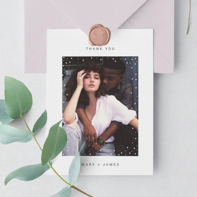 CARTÕES DE AGRADECIMENTOS DE FOTO HOLIDAY | Ponto  (Criador carregado)