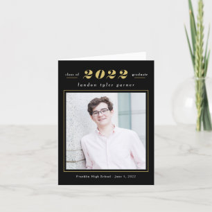 Cartões de agradecimentos de Foto para Graduaçã