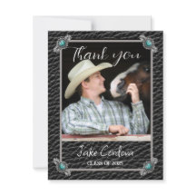 Cartões de agradecimentos de Foto para Graduação d