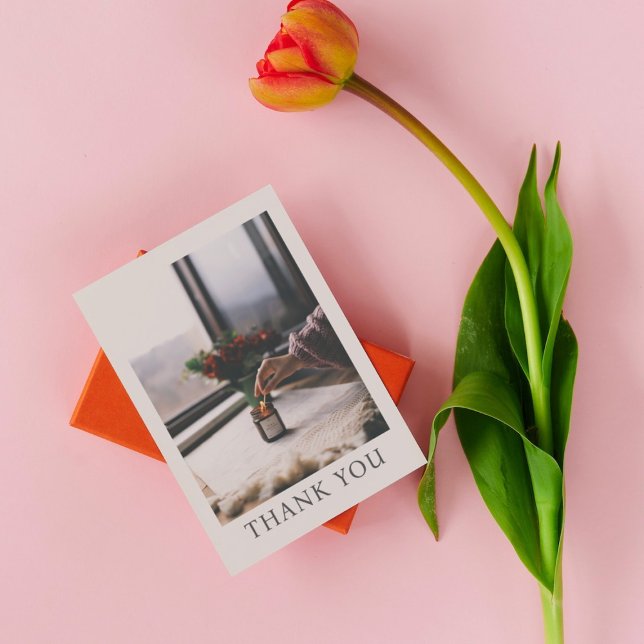 Cartões de agradecimentos de Fotografia do Modern  (Criador carregado)