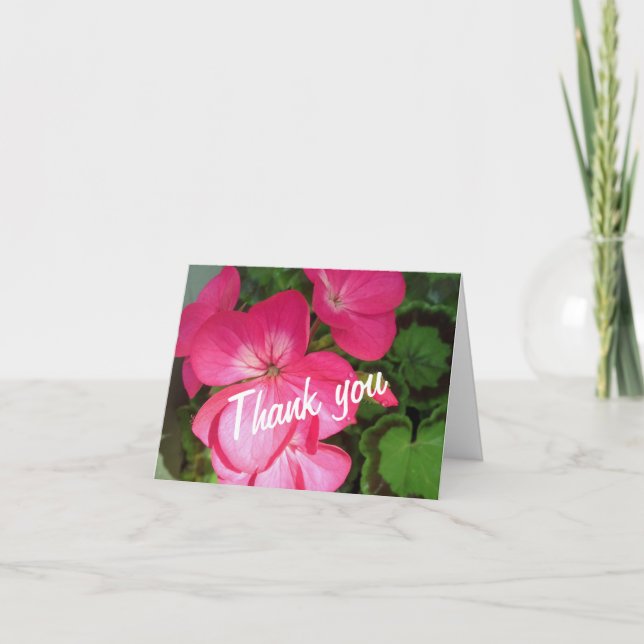 Cartões de agradecimentos de Fotografia Floral Ros (Frente)