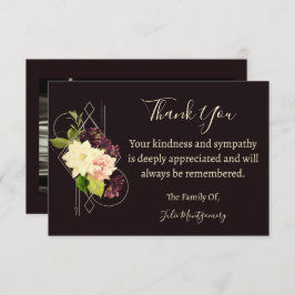 Cartões de agradecimentos de Fotografia Funeral da