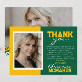 Cartões de agradecimentos de Fotografia para Gradu