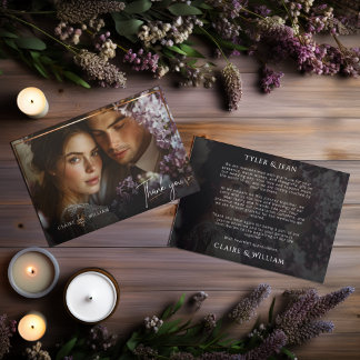 Cartões de agradecimentos de Fotografia Personaliz