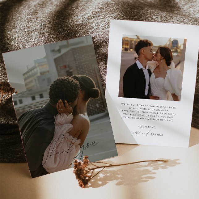 Cartões de agradecimentos de Fotografia Simples de (Criador carregado)