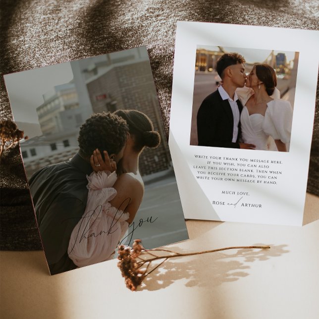 Cartões de agradecimentos de Fotografia Simples de (Criador carregado)