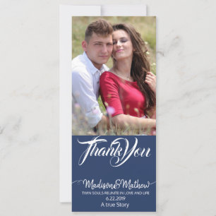 Cartões de agradecimentos de Fotografia Twin Flame