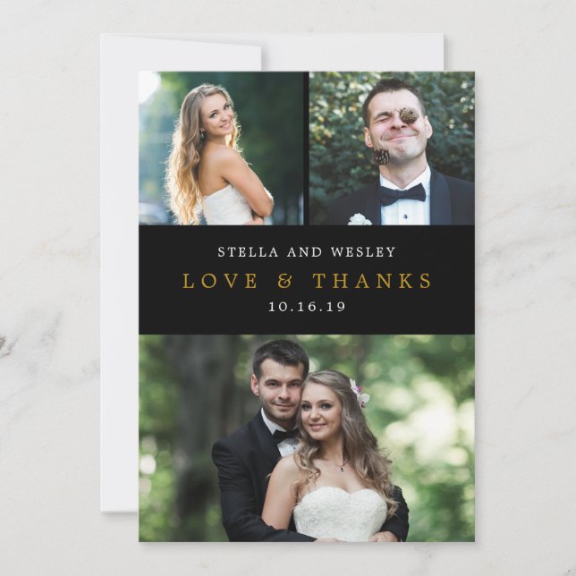 Cartões de agradecimentos de Fotografias de COR ED (Frente)