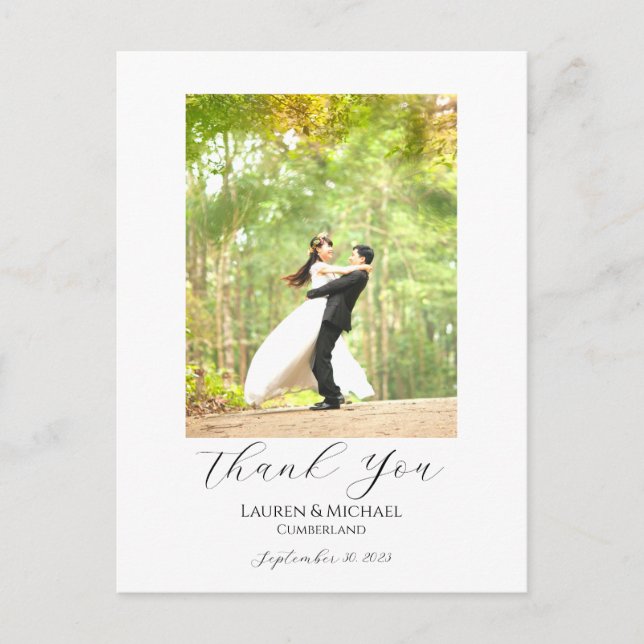 Cartões de agradecimentos de Fotografias de Orçame (Frente)