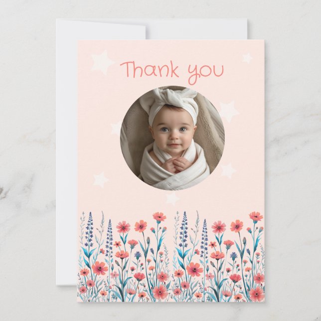 Cartões de agradecimentos de Fotografias Personali (Frente)