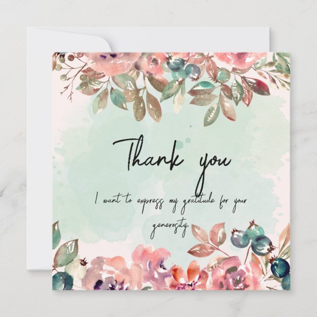 Cartões de agradecimentos de Fotografias Personali (Frente)