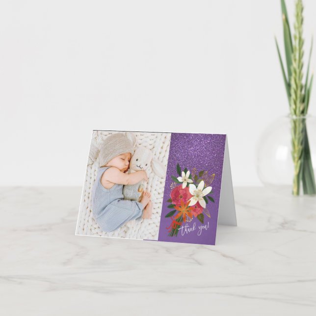 Cartões de agradecimentos de fotos (Frente)