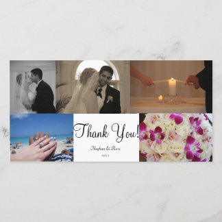 Cartões de agradecimentos de fotos