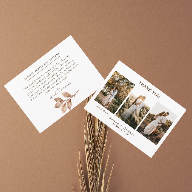 Cartões de agradecimentos de fotos (Criador carregado)