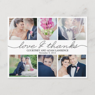 Cartões de agradecimentos de Fotos de Escrevendo d