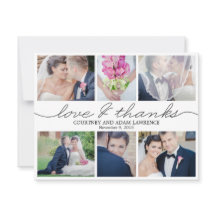 Cartões de agradecimentos de Fotos de Escrevendo d