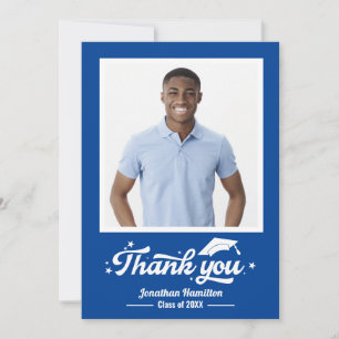Cartões de agradecimentos de Fotos de Graduação