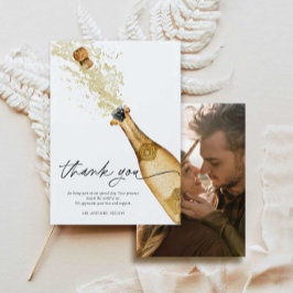 Cartões de agradecimentos de fotos do Noivado de C