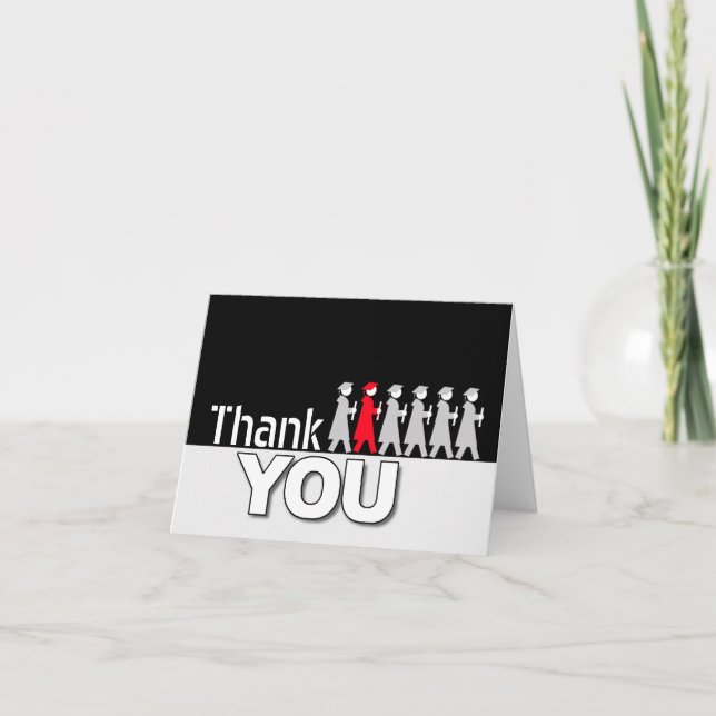 Cartões de agradecimentos de Graduação 2 (Frente)