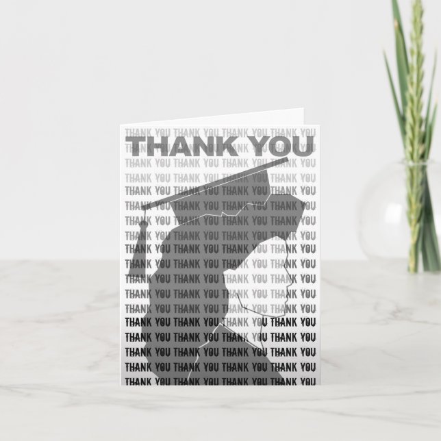 Cartões de agradecimentos de graduação Azulejo 3 (Frente)