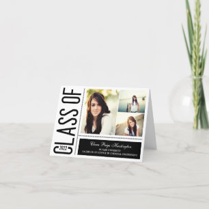 Cartões de agradecimentos de Graduação Bastante