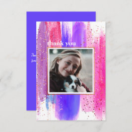 Cartões de agradecimentos de Graduação da Literatu