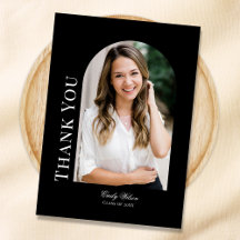 Cartões de agradecimentos de Graduação de Arco de 