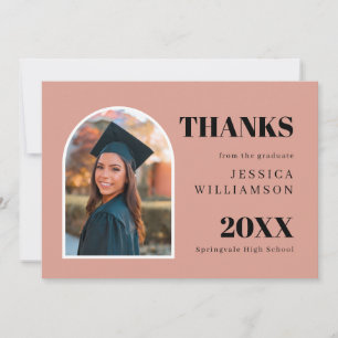 Cartões de agradecimentos de Graduação de Foto em 