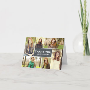 Cartões de agradecimentos de Graduação de Foto - G