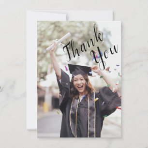 Cartões de agradecimentos de Graduação de Fotos