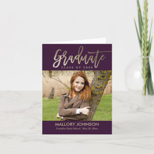 Cartões de agradecimentos de Graduação de Glimmer 