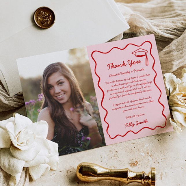 Cartões de agradecimentos de Graduação de Portas R (Criador carregado)