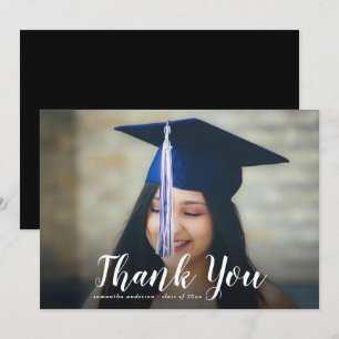 Cartões de agradecimentos de Graduação de Script E