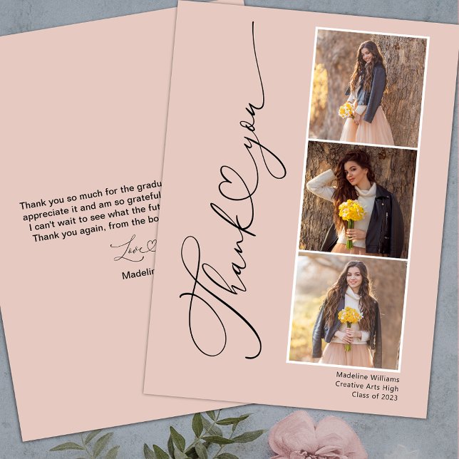 Cartões de agradecimentos de Graduação do Coração  (Criador carregado)