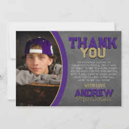 Cartões de agradecimentos de Graduação do Quadro d