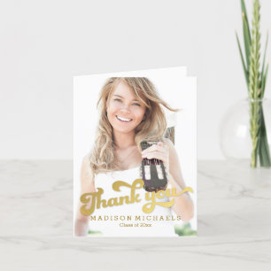 Cartões de agradecimentos de Graduação do Shimmer 