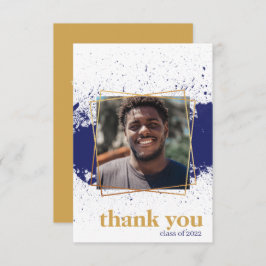 Cartões de agradecimentos de Graduação Splat Funky