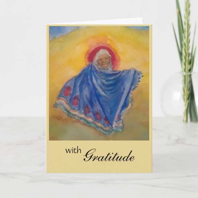 Cartões de agradecimentos de gratidão (Frente)