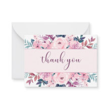 cartões de agradecimentos de impressão elegante