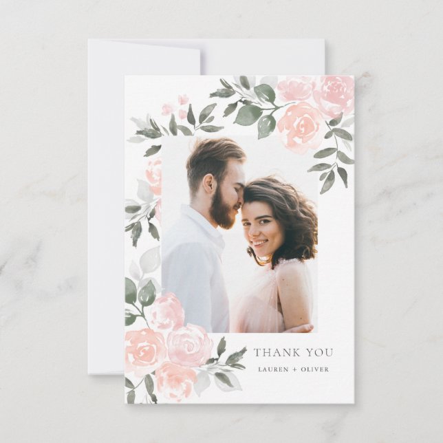 Cartões de agradecimentos de Jardim Blooms (Frente)