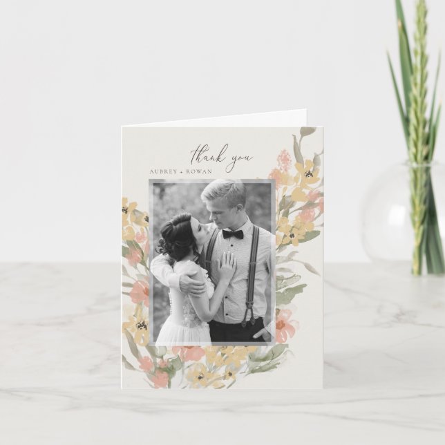 Cartões de agradecimentos de Jardim Flourado (Frente)