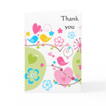 Cartões de agradecimentos de Jardim Whimsical