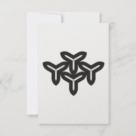 Cartões de agradecimentos de lâminas gótico