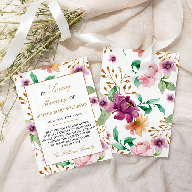 Cartões de agradecimentos de Memória de Simpatia R (Criador carregado)