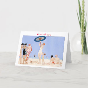 Cartões de agradecimentos de moda George Barbier A