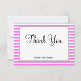 Cartões de agradecimentos de moldagem com tiras br